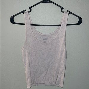 SOLD Brandy Melville Light Gray Ribbed Tank
